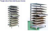 Two Side Adjustable Hospital Bedside Cabinet Medicine Tray Shelf 800*800*2000mm