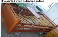 Wooden Medical Hospital Beds Single Crank Manual Clinical Bed wih Silent Casters (ALS-M108)