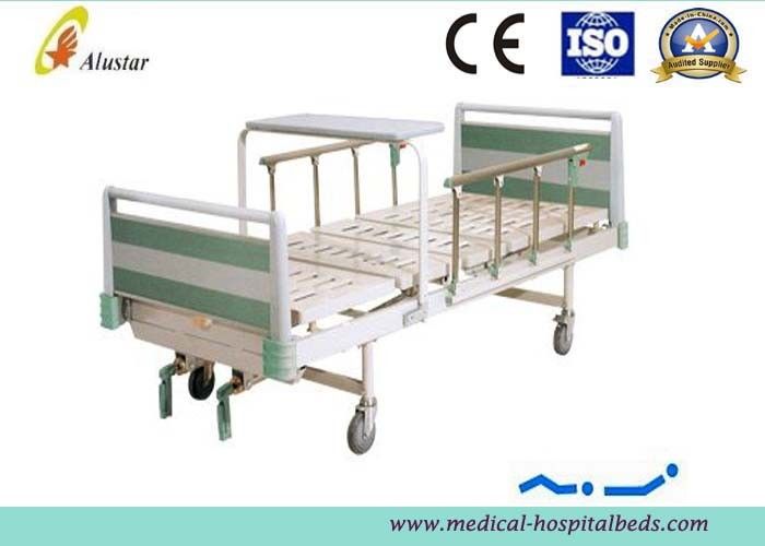 No Noise Folding Turning Table 2 Crank Medical Hospital Nursing Beds (ALS-M224)
